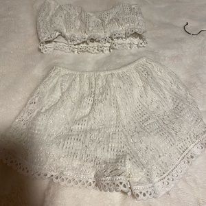 Cute white lace set